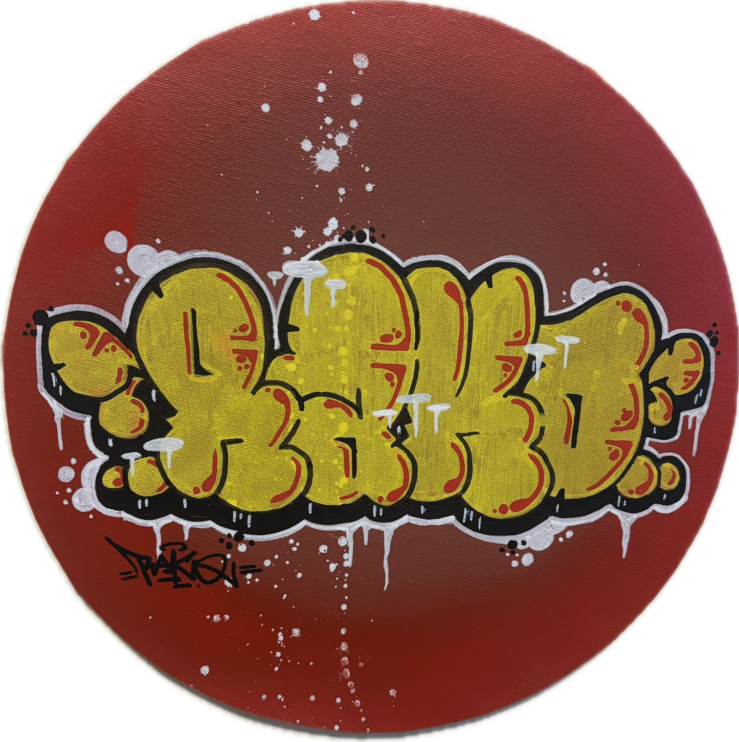 Leinwand "Rako" Rund / 30cm Dm.