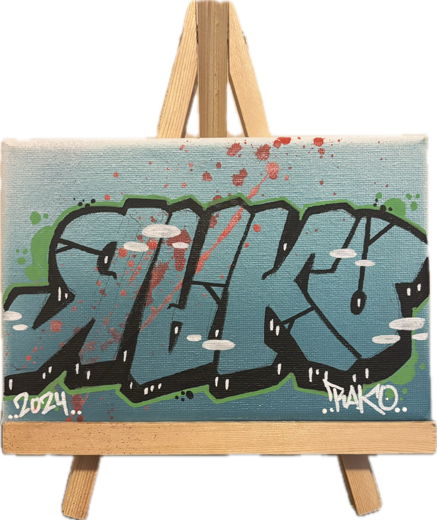 Leinwand "Rako" inklusive Staffelei / 12x18cm